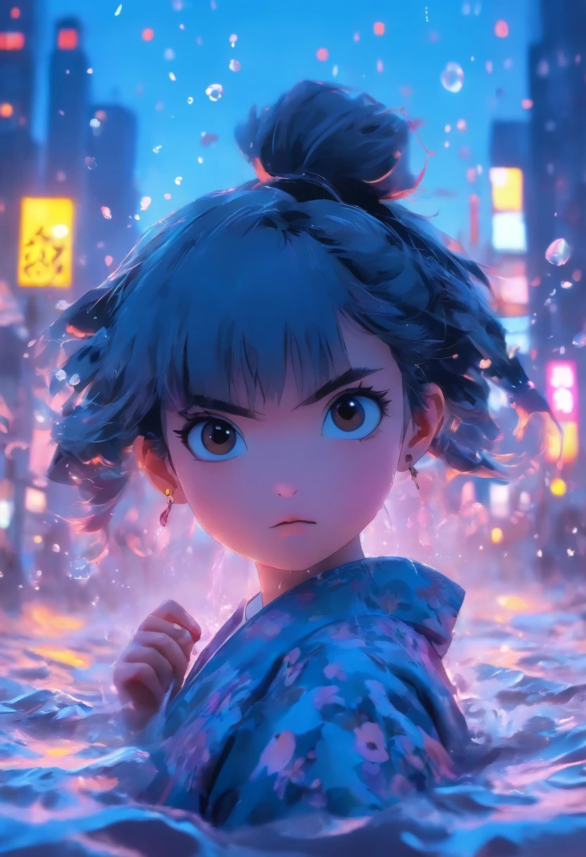 China ink painting,water ink,ink,Smudge,China-style,Cartoon ,chunky,short detailed hair,Issuing,中景 the scene is,super-fine,ultra - detailed,high qulity,8K ,Sharply focus the eyes,中景 the scene is,Full body like,oc rendered