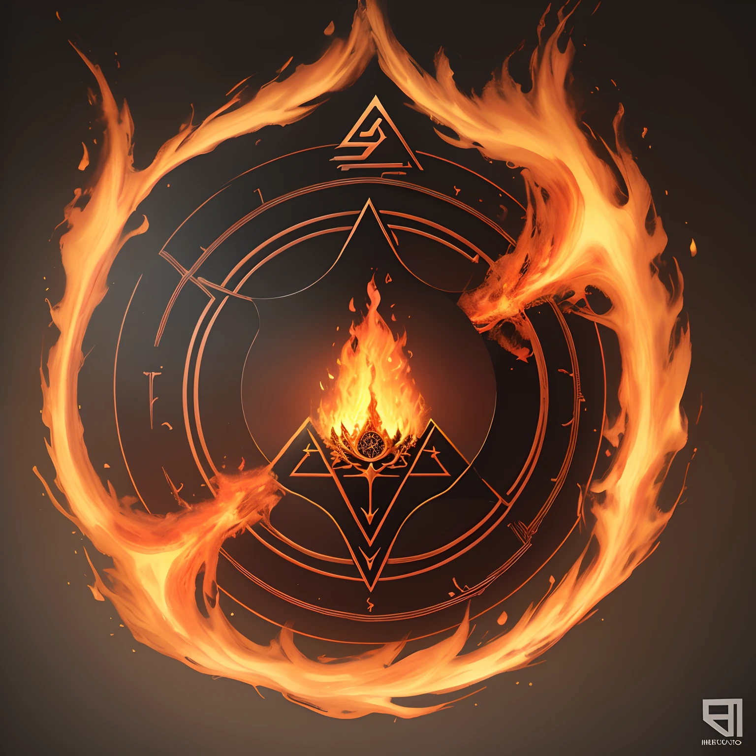 Hermetic fire , Logo