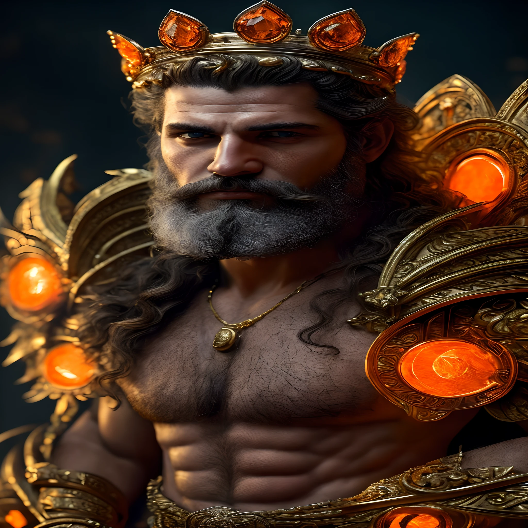 ((best quality)), ((masterpiece)), (detailed)), ((Cronos Titan Greek))