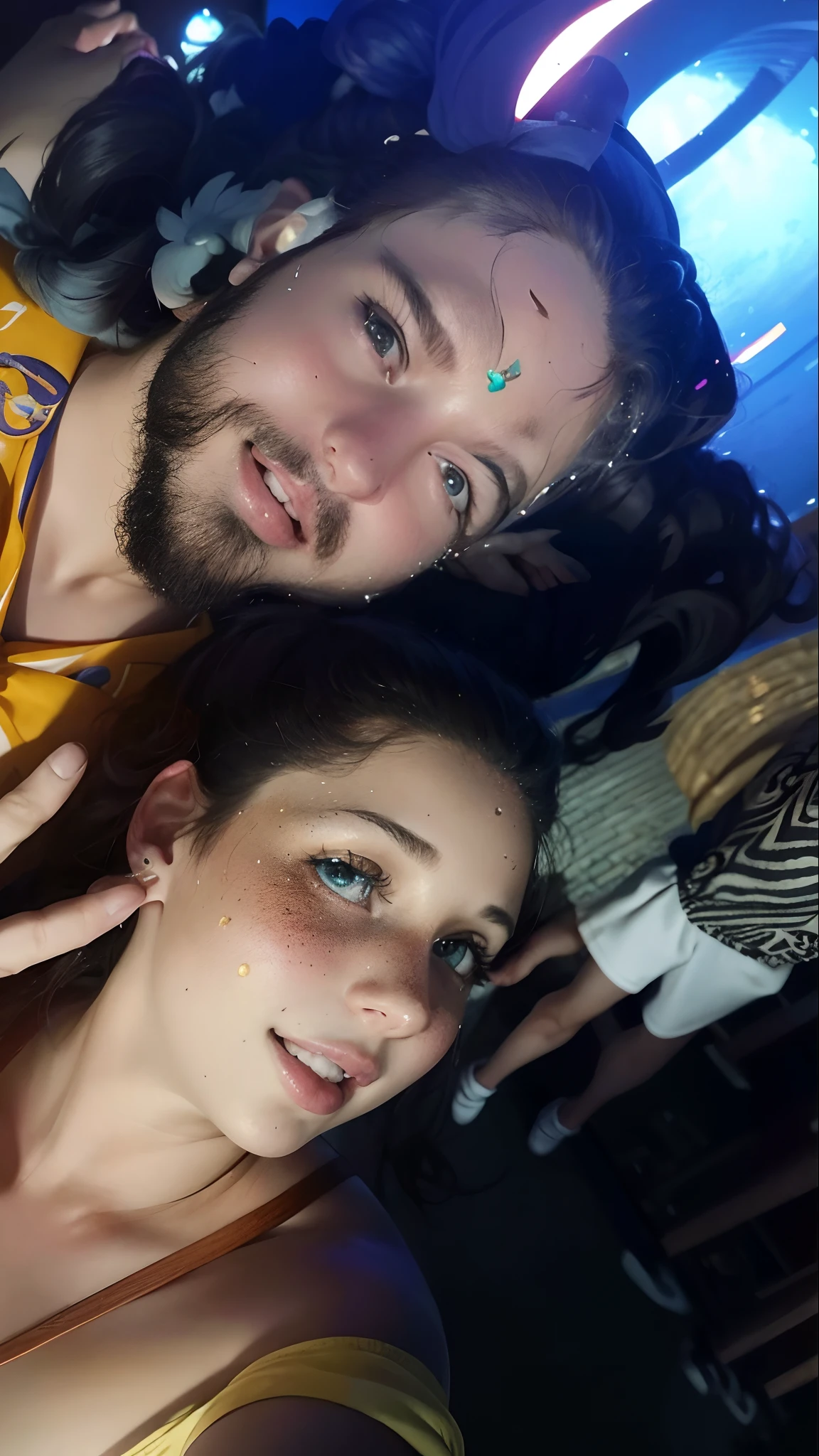 Sailor Luna, caminando de la mano con su novio