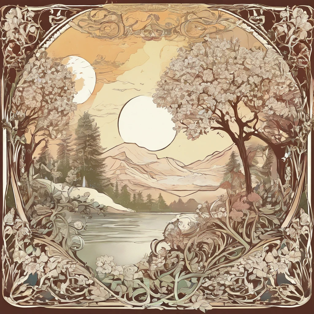 The forest stands strong and unwavering in the coldness of spring, masterpiece, best quality