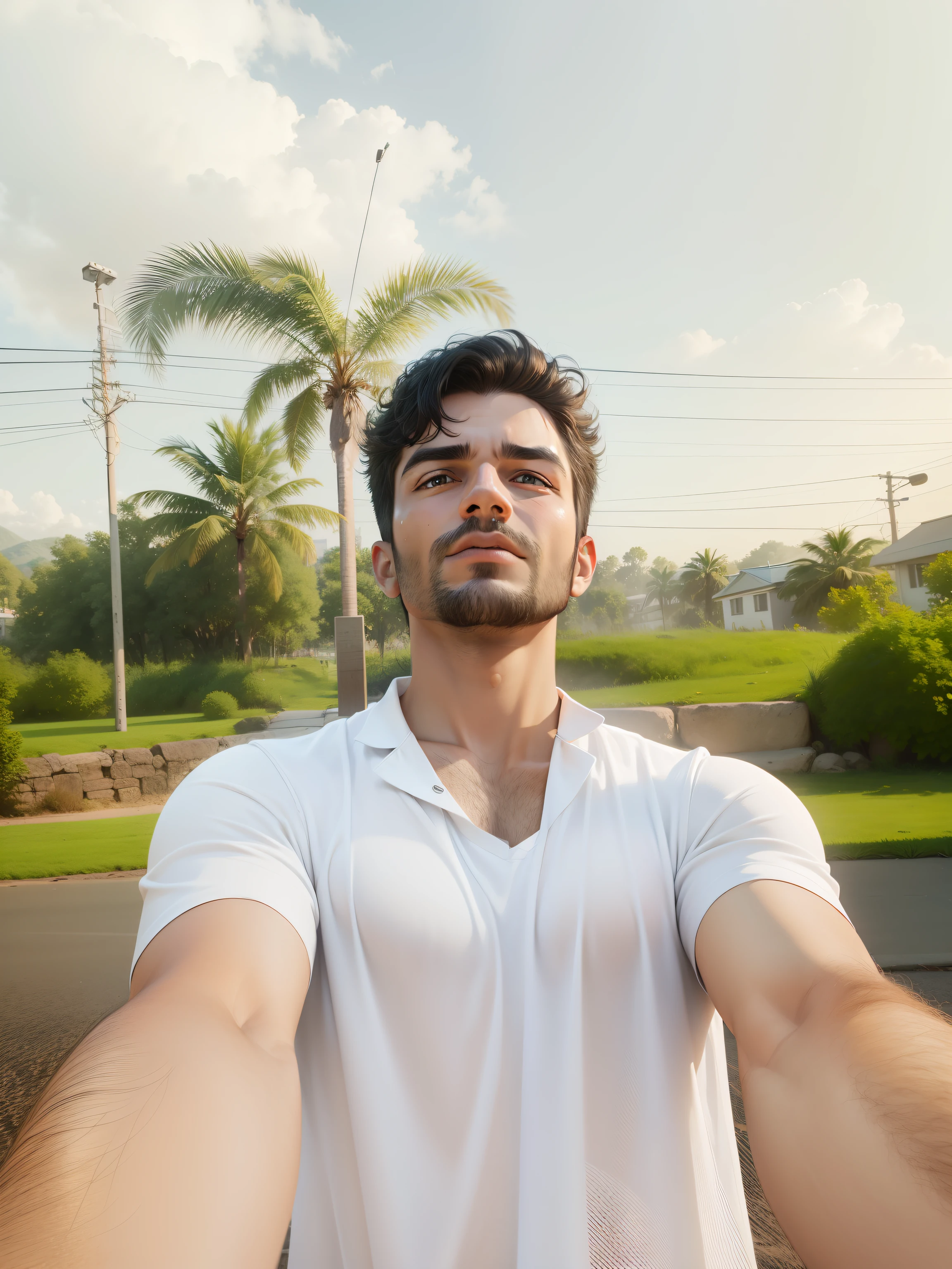 Make it like an cartoon of mine, realiatic face, 8k, ultra realistic