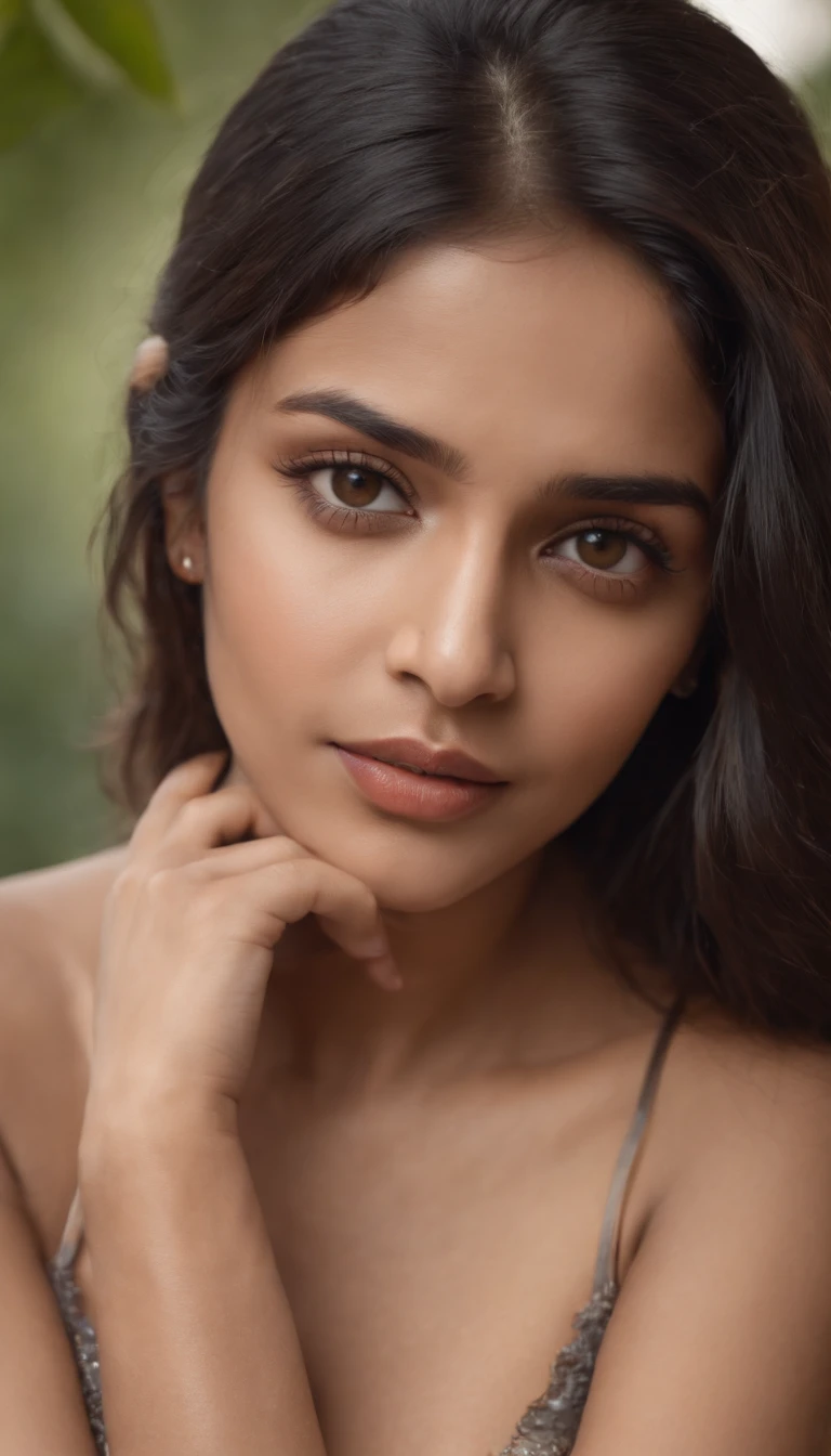 Beautiful Indian girl without wearing any clothes,big boobs, huge chest