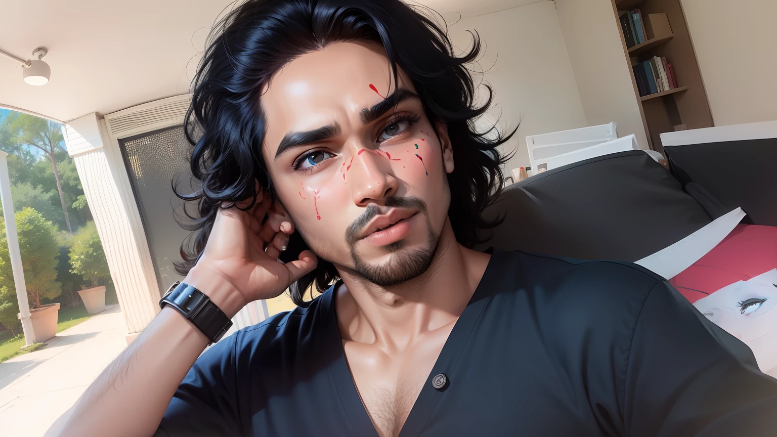 Same person, same face ,ai avathar, popart, 2d, 2dart, sketch, illustrator, pop art, draw , vector art