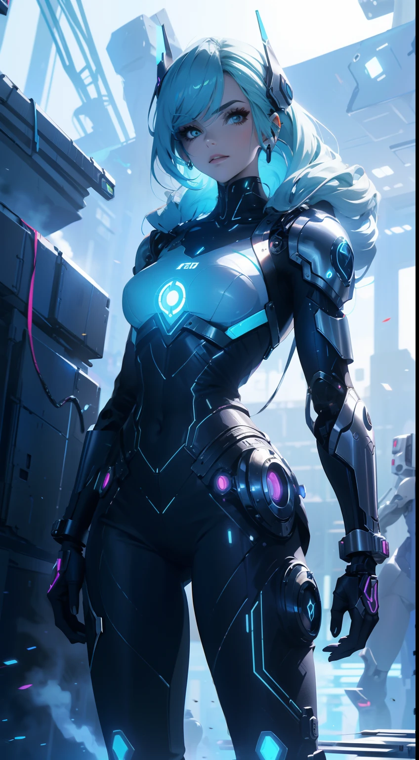 Future mechanical girl,Sparkling metal,(Sparkling robot action:1.4) ,Ethereal,Futuristic technology,(Advanced artificial intelligence:1.4) ,(Neon flashing cityscape:1.4), (textura de la piel oscura afro negra :1.4) ,(cyborg white plastic transparent :1.4),(cabello white canoso :1.4) ,(Fondo de ruinas de mazmorra en ruinas cyberpunk :1.4 ), (Metal exoskeleton:1.4) ,Highly detailed facial features,(glowing light eyes:1.4 ) ,Carefully crafted synthetic skin,Luxurious futuristic fashion,Hover above the ground,Explore the cityscape,Futuristic technology,Exquisite craftsmanship,(Metal limbs:1.4) ,Complex design,Seamless integration of man and machine,Surreal,Otherworldly atmosphere,Utopian cityscape in the background,Advanced weapons integrated into her body,Exudes a soft, energetic glow,Expressive and captivating gaze,Superhuman strength and agility,Pose with confidence and strength,High-resolution portraits with vibrant colors and intricate details,Breathtaking,Awesome artwork. (Best quality,4K,8K,A high resolution,Masterpiece:1.2),Ultra-detailed,(Realistic,Photorealistic,photo-realistic:1.37),hdr,hyper HD,Studio lighting,Ultra-fine painting,Sharp focus,Physically-based rendering,Extreme detail description,professional,Vivid colors,Bokeh,sportrait,Concept artist,( face detailed :1.4),( iluminación cinematográfica :1.4), (anatomía perfecta :1.4), (nsfw:1.4 ),(nsfw V2.1)