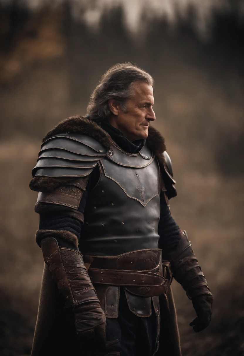 dark Eagle Man, , great wings, leather armor