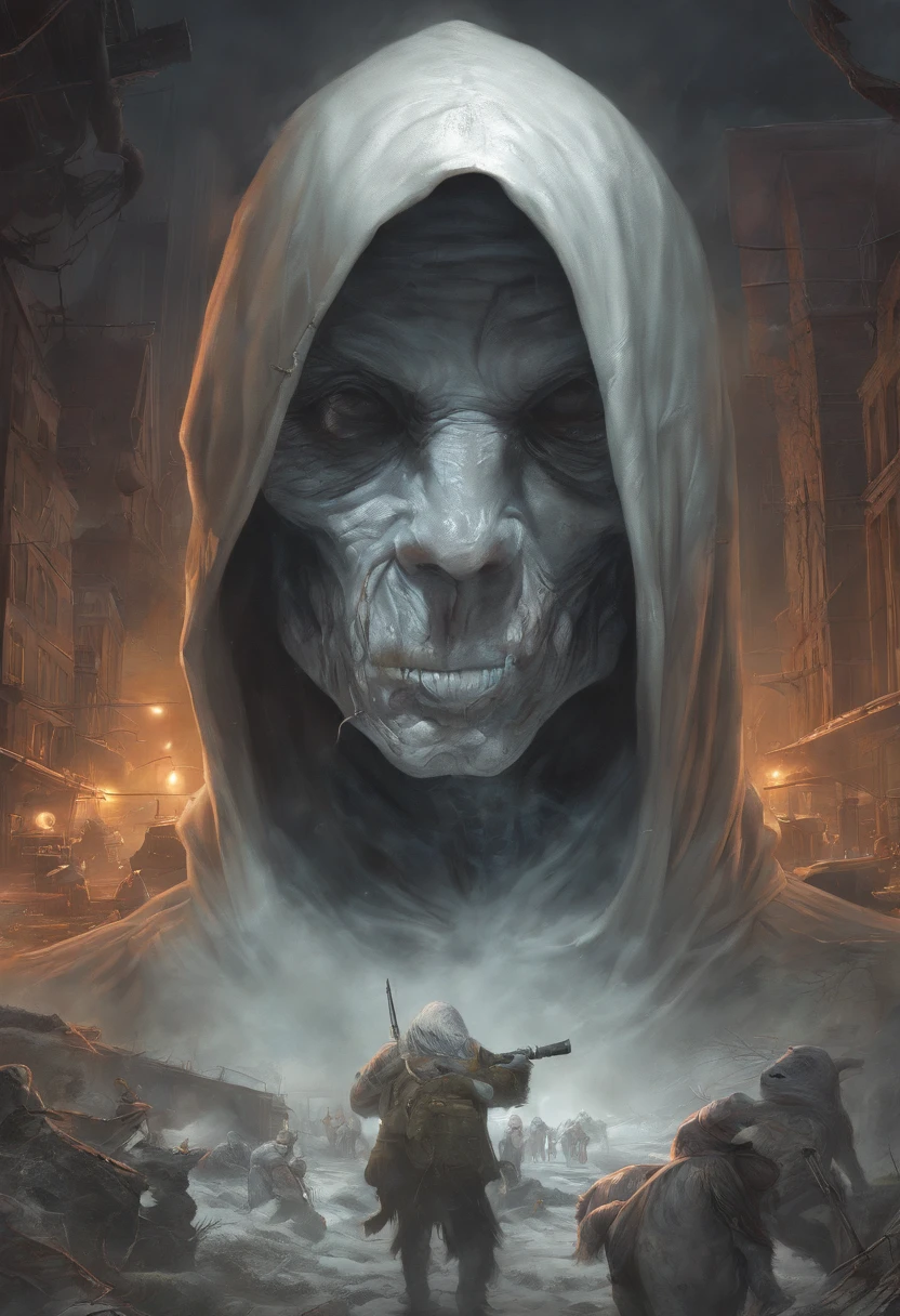 Ultra-realistic sinister ghosts, (hauntingly lifelike darkness), (sinister spectral forms), (eerie authenticity), (uncanny presence), (meticulously detailed apparitions), professional ominous concept art, by artgerm and greg rutkowski, an intricate, elegant, highly detailed digital painting, concept art, smooth, sharp focus, illustration, in the style of simon stalenhag, wayne barlowe, and igor kieryluk.