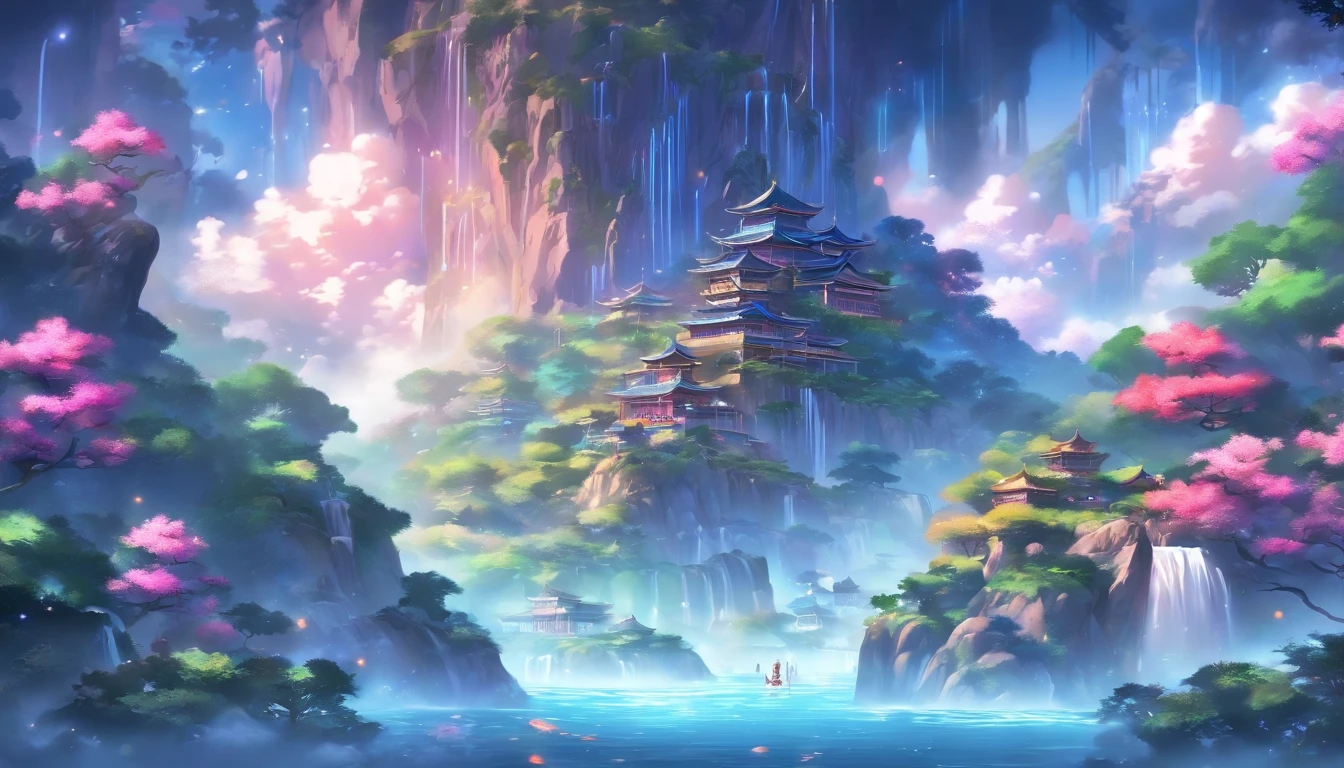 (master part, best quality), 1 cinta(Athena_Asamiya Palace), vestido bonito, cabelos pretos longos, sentado, Fundo exterior bonito, Noite, Floresta,VFX surreal altamente detalhado,China pintura a tinta,water ink,tinta,Mancha,Chuvas,Molhe-se,water,Jets of water surround you,Gravity-resistant water column,espiral,China-style,中景 the scene is,super-fino,Ultra - Detalhado,alta qulidade,8k ,Focalize nitidamente os olhos,中景 the scene is,Corpo inteiro como,oc renderizado