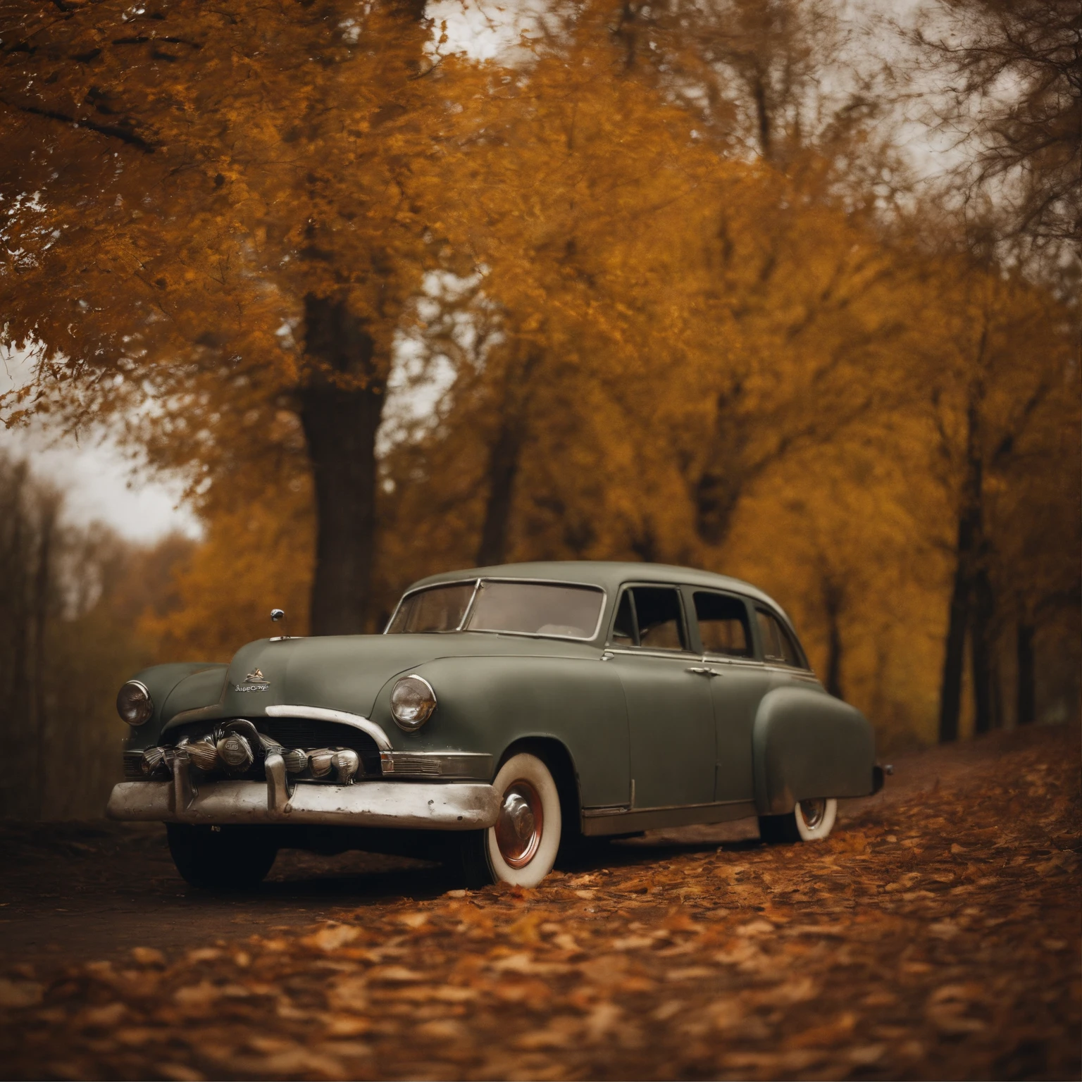 Generate an autumn landscape