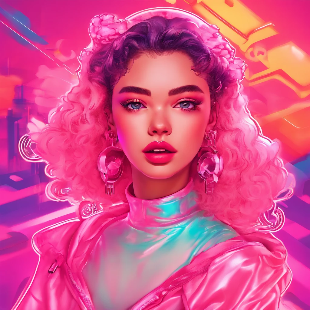 A light blush colors her cheek. It may hint at her joy or her annoyance, but her beauty charms all, masterpiece, best quality