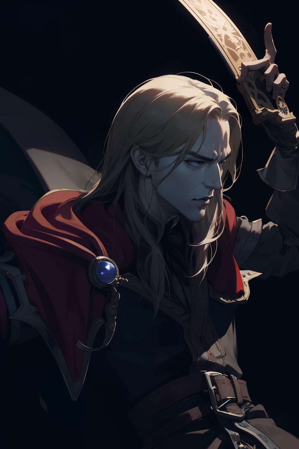 Castlevania Lord of the shadows hyper realistic super detailed Dynamic shot master piece scene cinématique scènes movie Epic Legendary Lord Dracula