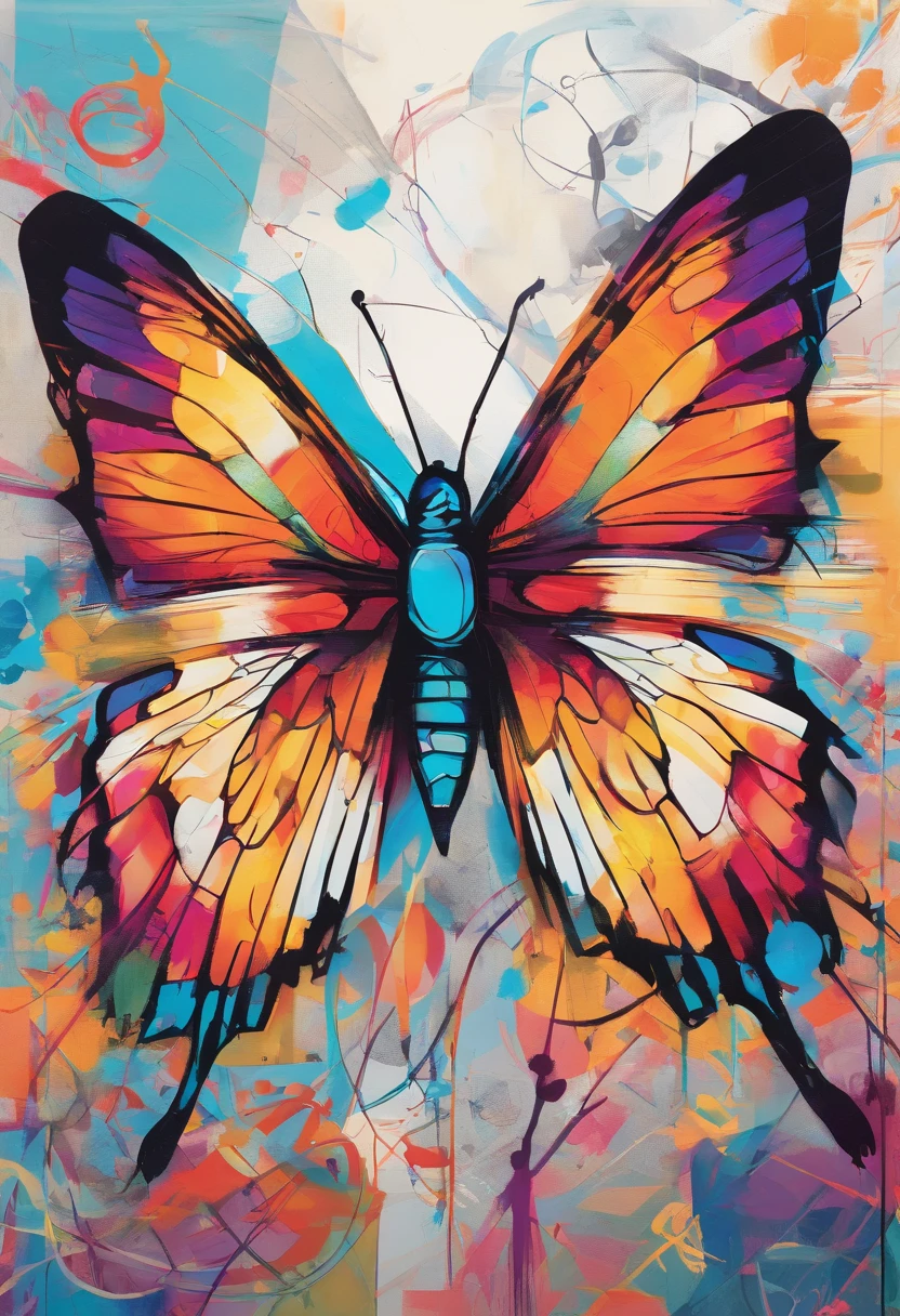 Butterflies spread their wings, Inspired by illustrations by Frankishek Kupka, shutter inventory, panfuturism, butterfly pop art, Butterfly, stained glass wings, transparent marble butterfly, Transparent wings, Translucent wings, harmony of butterfly, Butterfly wings, photo of a mechanical butterfly, In the style of flat illustration, iridescent wings