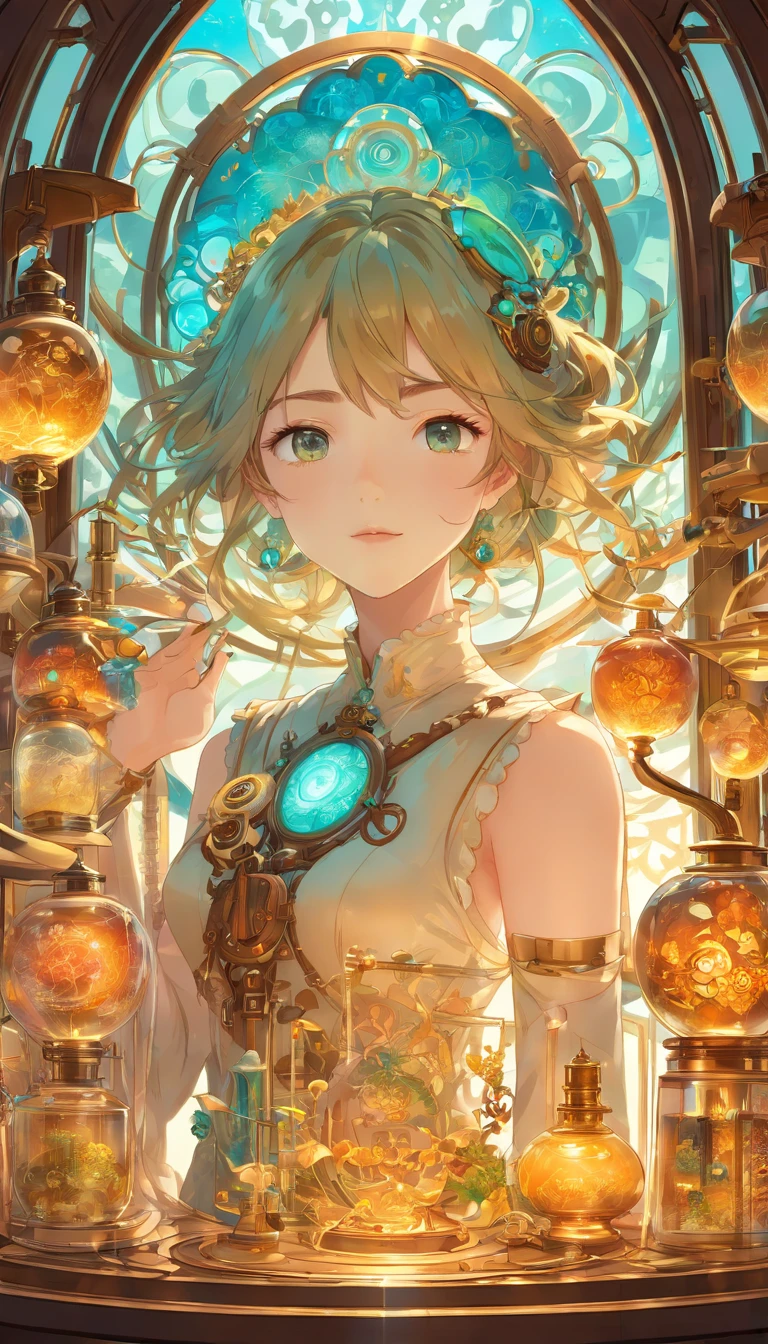 (Masterpiece, Top Quality, Best Quality, Official Art, Beautiful and aesthetic:1.2), (1Girl), Posture for having sex, Extreme Detailed, highest details, Very complex, Not wearing clothes, , kosmos, Planetary explosion background,looking up at viewer,From below,close-up,realisitic:1.2, angelic, holy light