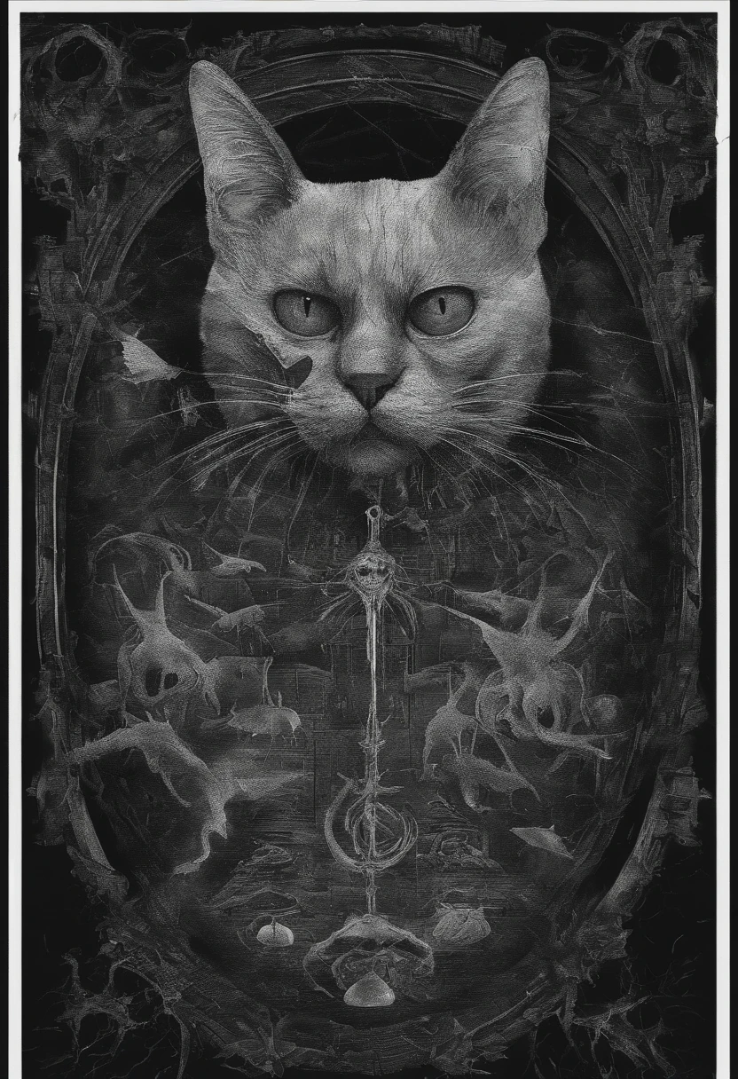 Cat surrealistic hd