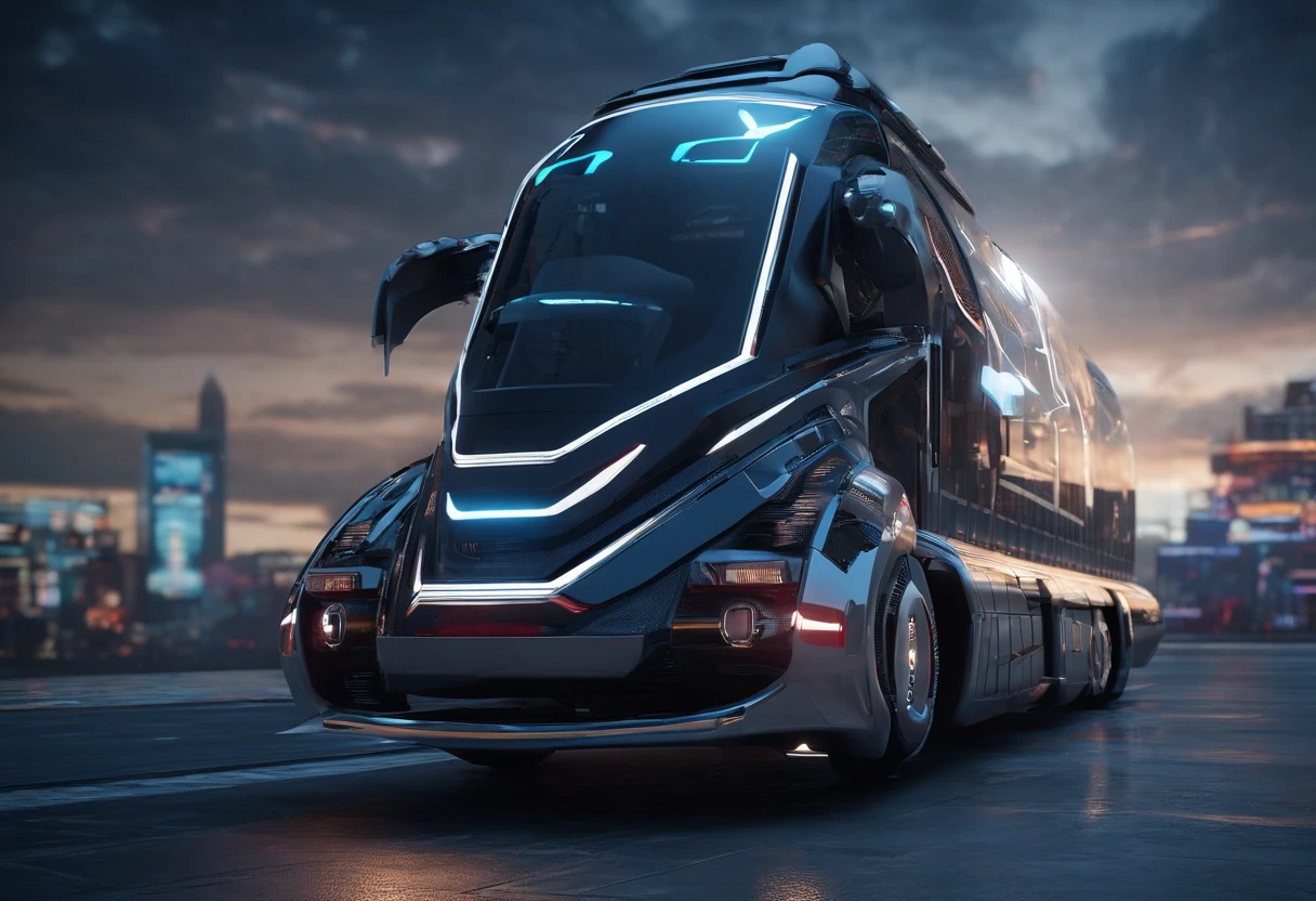 Interstellar Bus，tecnologia do futuro，Naves espaciais viajam pelo universo，Cenas espaciais grandiosas，tmasterpiece，K HD |，O detalhe