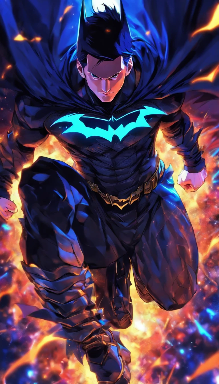 Lionel Messi usando o traje do Batman