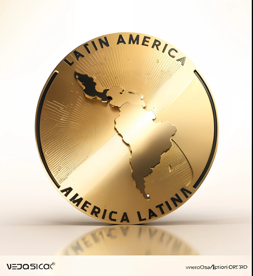 Criar uma moeda de ouro, logotipo do vetor, imagem profissional e realista, Ultra HD |, Realistic, imagem de fundo branco claro, criptomoeda.