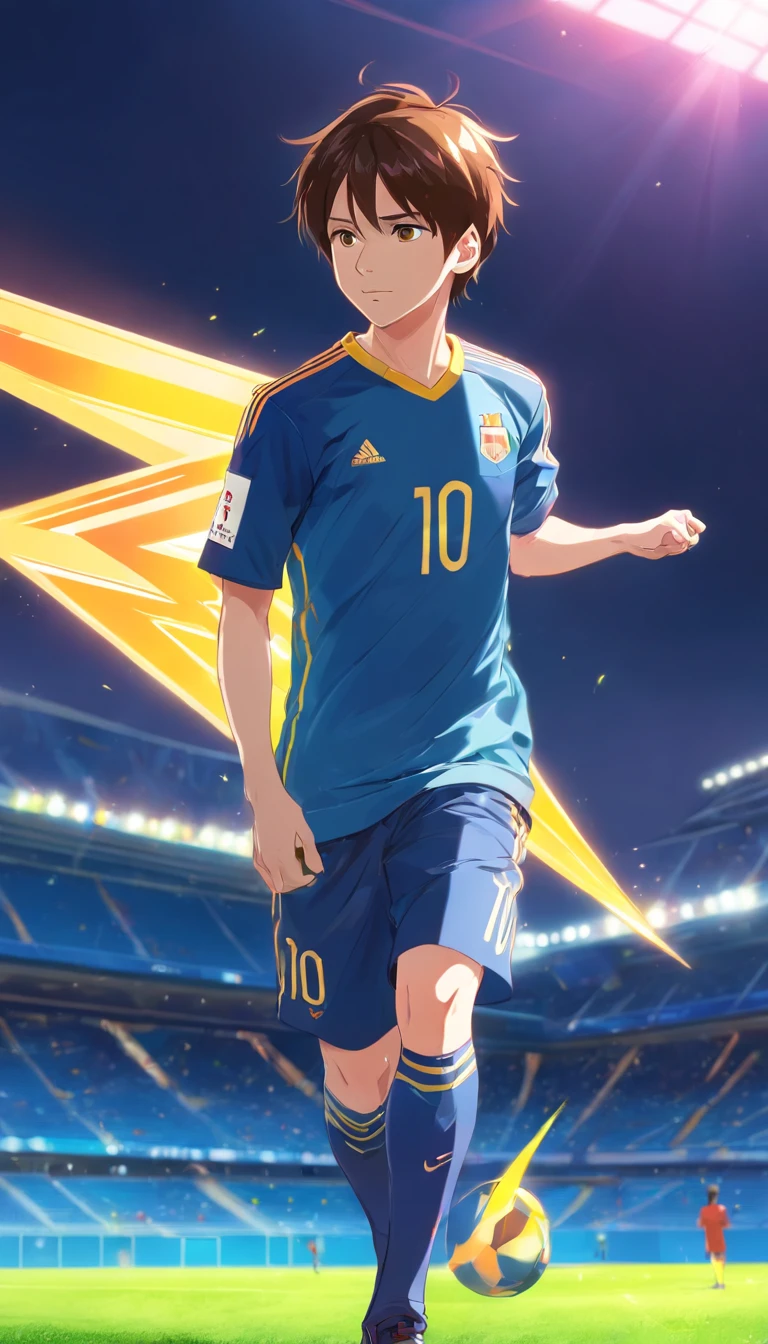 Lionel Messi vestindo o uniforme do Flash
