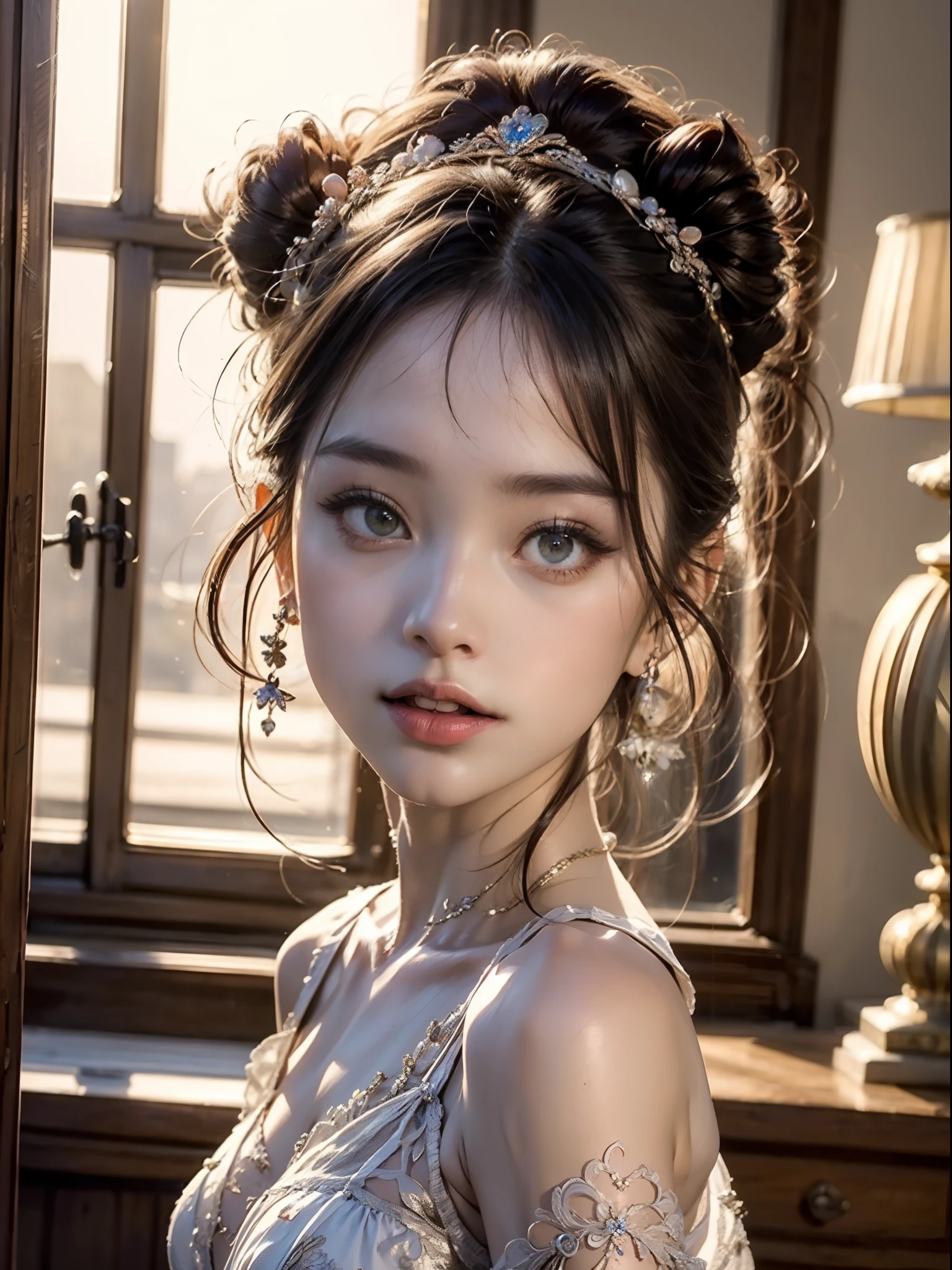 UHD, Masterpiece, High Quality, High Detail, Top Quality, Hi-Res, HD, 16k, 8k, 4K, Award-Winning BREAk, Realism, Depth of Field, Cinematic Lighting, Backlight, Symmetry, Bokeh, f/1.8, Eye Level Shot, 35mm, Hasselblad, Very Delicate and Beautiful, Very Detailed, Amazing, Fine Detail, Masterpiece, Best Quality, Official Art, Absurd, Incredibly ridiculous, Ultra detailed, High Definition, Very detailed, Beautiful detailed girl, (Cowboy Shot: 1.25), Break, Hair behind the ears, Very detailed eyes and face, Beautiful detailed eyes, Face light, 18 years old, (black long straight hairstyle: 1.2), detailed hair, (slender: 1.15), perfect anatomy, perfect proportions, (Ancient Chinese city background: 1.25), detailed background, (looking at the viewer, facing the viewer: 1.15), ((seductive model pose)), (((dynamic pose))), cinematic lighting, NSFW