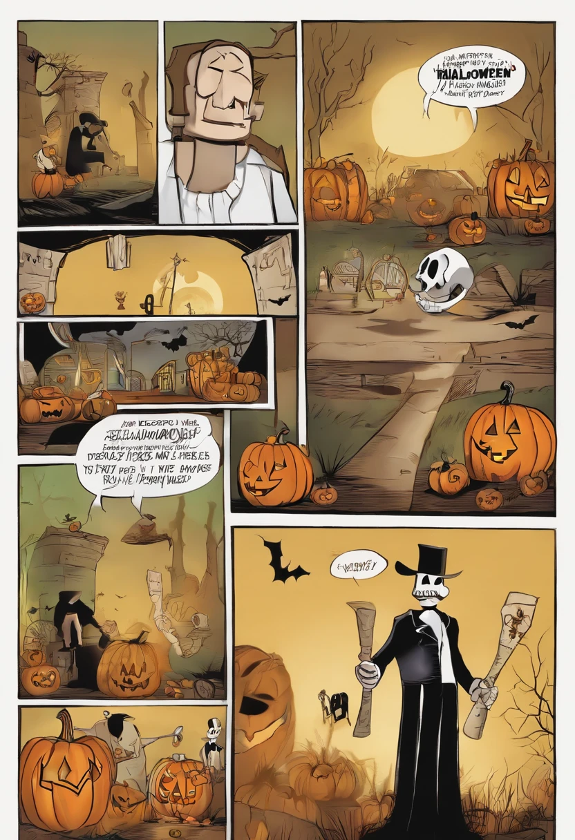 billy mandy puro hueso version realista celebrando el halloween