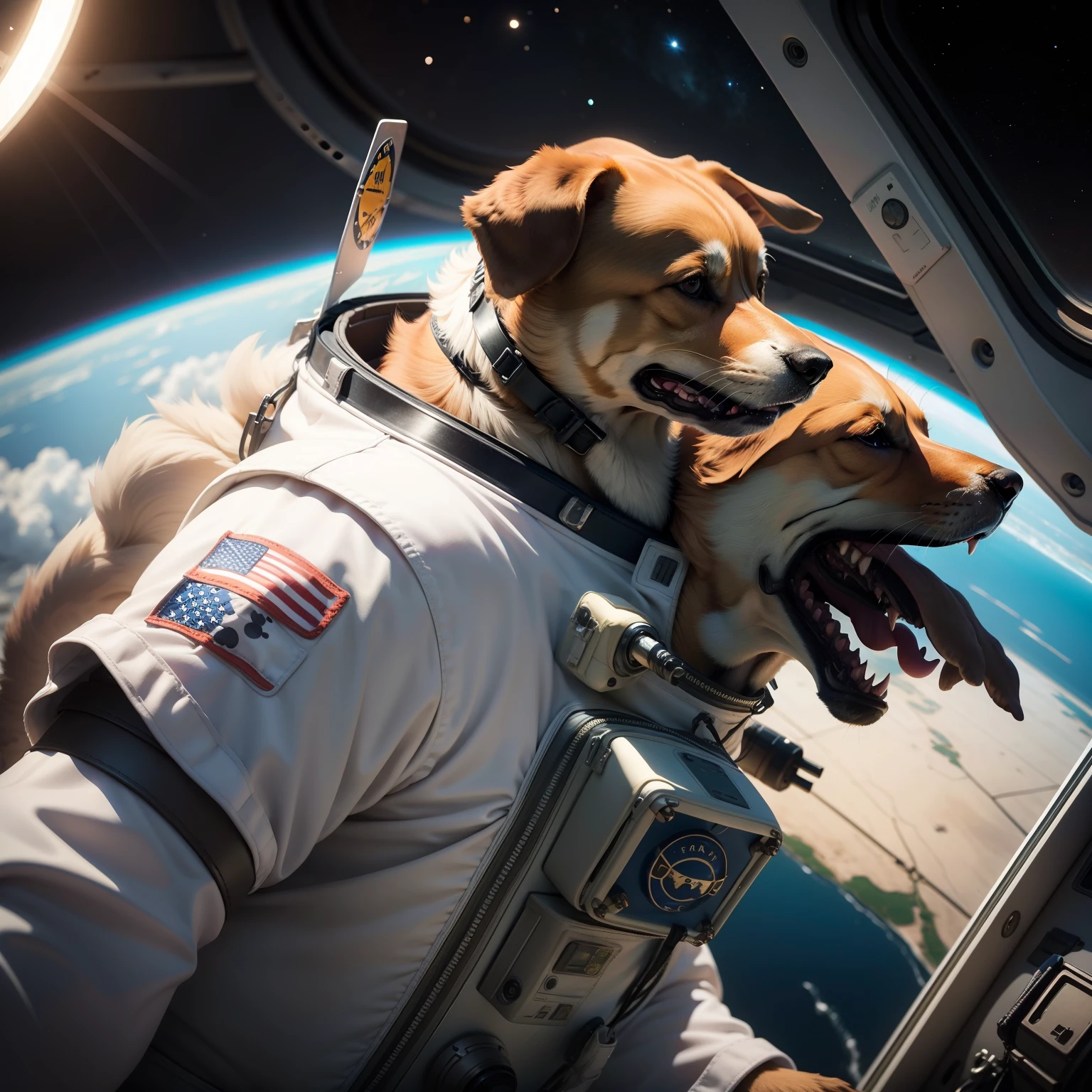 Dog astronaut