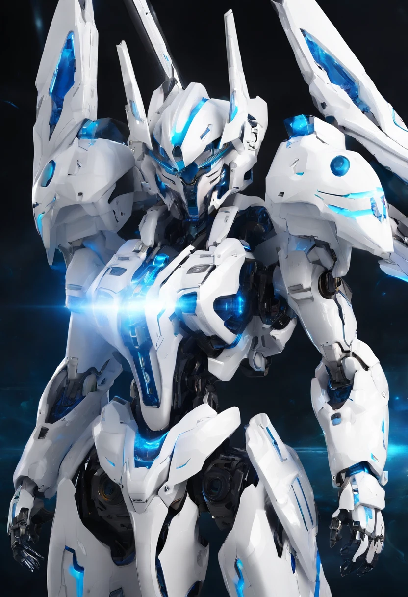 I'm happy to describe to you a sci-fi white-blue humanoid mech。This mech is called「God of the Aurora」,It represents unparalleled advances in future technology。
「God of the Aurora」The exterior is predominantly white and blue,The overall shape is streamlined and tall。Its body is covered with a crystal clear special alloy shell,Flashing with a faint light,It's like a flowing illusion。This shell is more than just decoration,It also has excellent defense capabilities,Resistant to extreme temperatures in a variety of attacks and environments。
The head of the mech presents a futuristic design,Two huge blue eyes illuminate everything around them in the dark。There are slender rays of light shimmering inside the eyes,Make it look more like stars from the depths of the universe。
The mech's body lines are compact and graceful,It gives a slim and strong feeling。It has a pair of huge wings on its back,It looks like blue-white wings made of high-tech materials。These wings not only offer superior maneuverability,It is also able to store energy,Provides lasting combat power for mechs。
The arm of the mech has an LCD screen,Various information and tactical data can be displayed。The ends of the arms are equipped with a pair of retractable energy swords,The sword body showed a dreamy light of blue and white。These swords cut any material by high-frequency energy oscillation,Possesses great destructive power。
「God of the Aurora」The leg design is stable and flexible,With highly intelligent joints,Able to walk freely on a variety of complex terrain。A powerful set of thrusters is also equipped under the legs,Enables mechs to traverse the battlefield at breakneck speeds。
All in all,This describes a white-blue humanoid mech「God of the Aurora」It is a powerful existence full of futuristic technology。It has a unique exterior design,Combines streamlined lines、Twinkling light and dreamy colors,It gives a visual shock。ao mesmo tempo,It is powerful,Excellent combat capabilities and mobility,Unmatched power on the battlefield of the future。