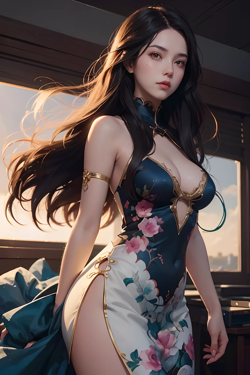 a close up of a woman with long hair and a dress, artgerm and atey ghailan, beautiful digital artwork, adorable digital painting, cute detailed digital art, beautiful character painting, beautiful digital illustration, style artgerm, artgerm and lois van baarle, in the style of ross tran, inspired by Ross Tran, stylized anime