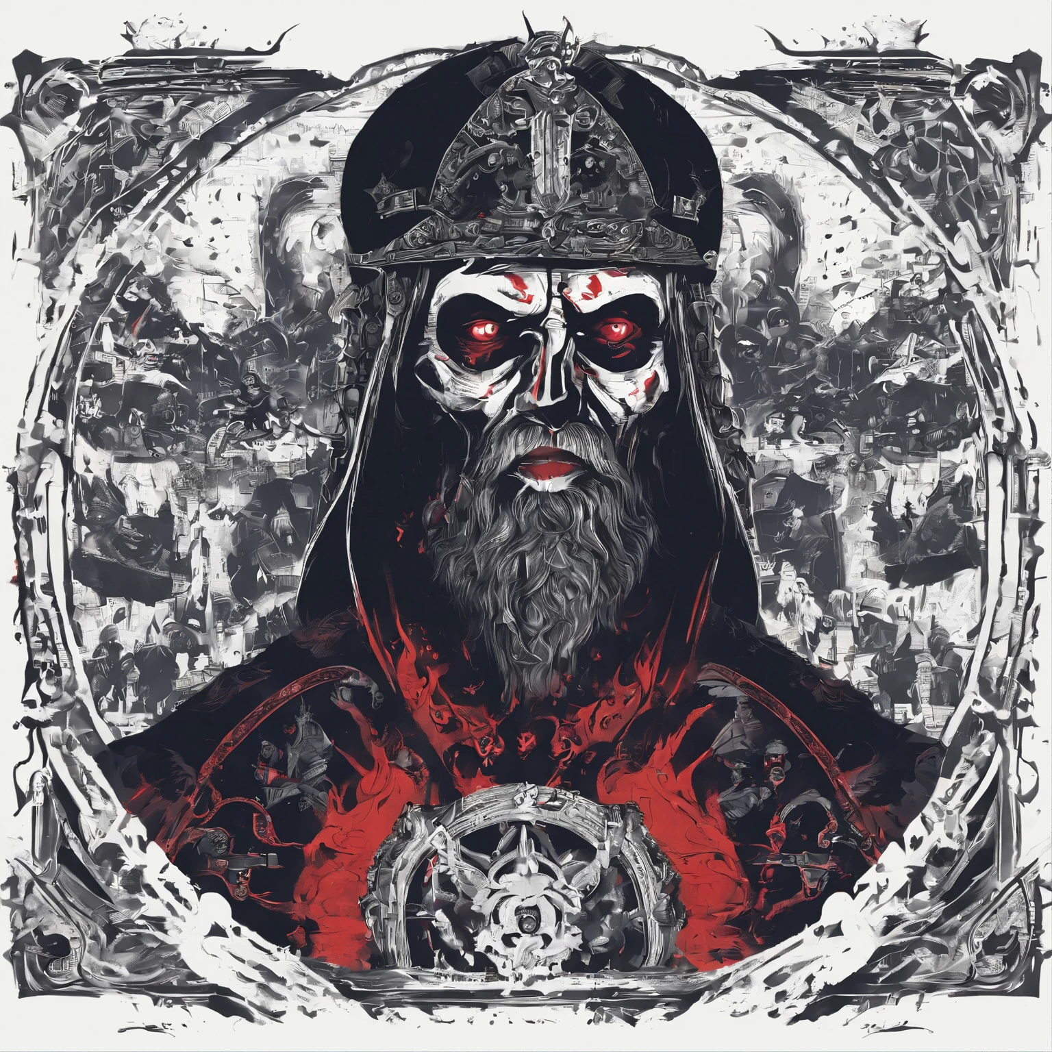 Once upon a time, In the distant past, Chernobog, God of Darkness and Chaos, decided to leave his abode in the depths of the dark underworld and go to Earth. His goal was to penetrate people's hearts and stir up anger in them, Envy and greed, to fill the world with disorder and hatred.

Arriving on Earth, Chernobog discovered a secluded village, where peace-loving and kind people lived. He decided to start his insidious game and settled in one of the old abandoned houses. At first, he took the form of an ordinary person, to sneak up on the hearts of the locals.

Over time, Chernobog began to spread negative thoughts and emotions among people. He incited them to quarrel, deception and theft, inciting hatred for each other in them. Villagers, previously friendly and solidary, began to squabble and fight for power and resources.

However, not all were influenced by Chernobog. A young guy named Alexei Zobov, whose heart was filled with light and kindness, I got it, that something is wrong with his native place. He began to search for the source of evil and stumbled upon a dark house, where Chernobog dwelt.

Alexei decided to resist Chernobog and return peace and harmony to the village. He assembled a brave team of brave friends and began to fight the forces of darkness. They used their faith, The Power of Good and the Wisdom of Elders, To deal with negative emotions, which Chernobog kindled in people.

The great battle took place in the heart of the village. Alexei and his friends confronted Chernobog and his army of dark forces. The battle was fierce, but thanks to courage, strength and kindness, Alexey's team was able to win.

Chernobog was defeated, His strength has weakened, And he was forced to leave the village. Population, freed from its influence, regained peace and harmony. Alexei and his friends became heroes, who brought light and justice to the world.

Since then, Chernobog has become a warning to people about the power of darkness, that can penetrate their
