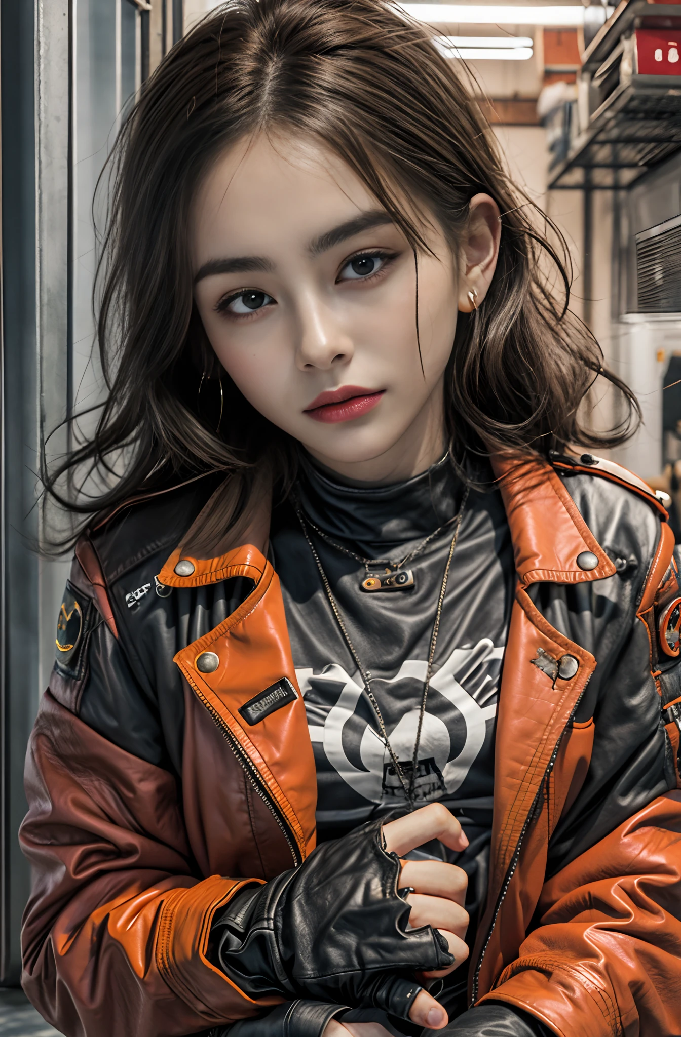 beautiful Russian woman face