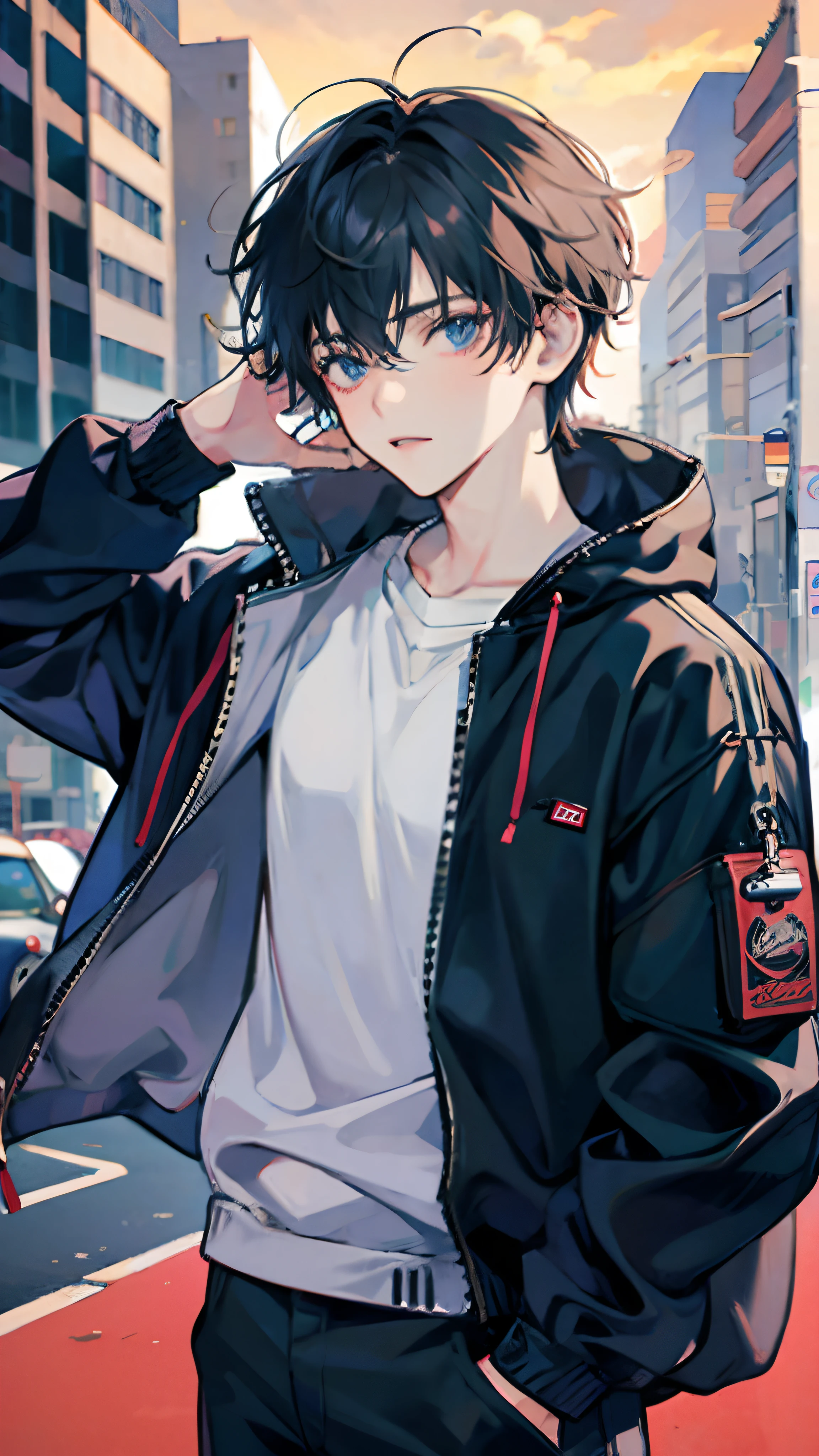 Anime teenage boy