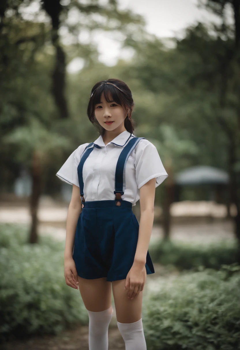 1 Japan schoolgirl、masuter piece、Very well-formed face、Very neat face、gymnastic suit、bloomer、Show off your bloomers、Get your out、Put out the nipples、Dark blue bloomer、Kneeling、Hands behind your back、