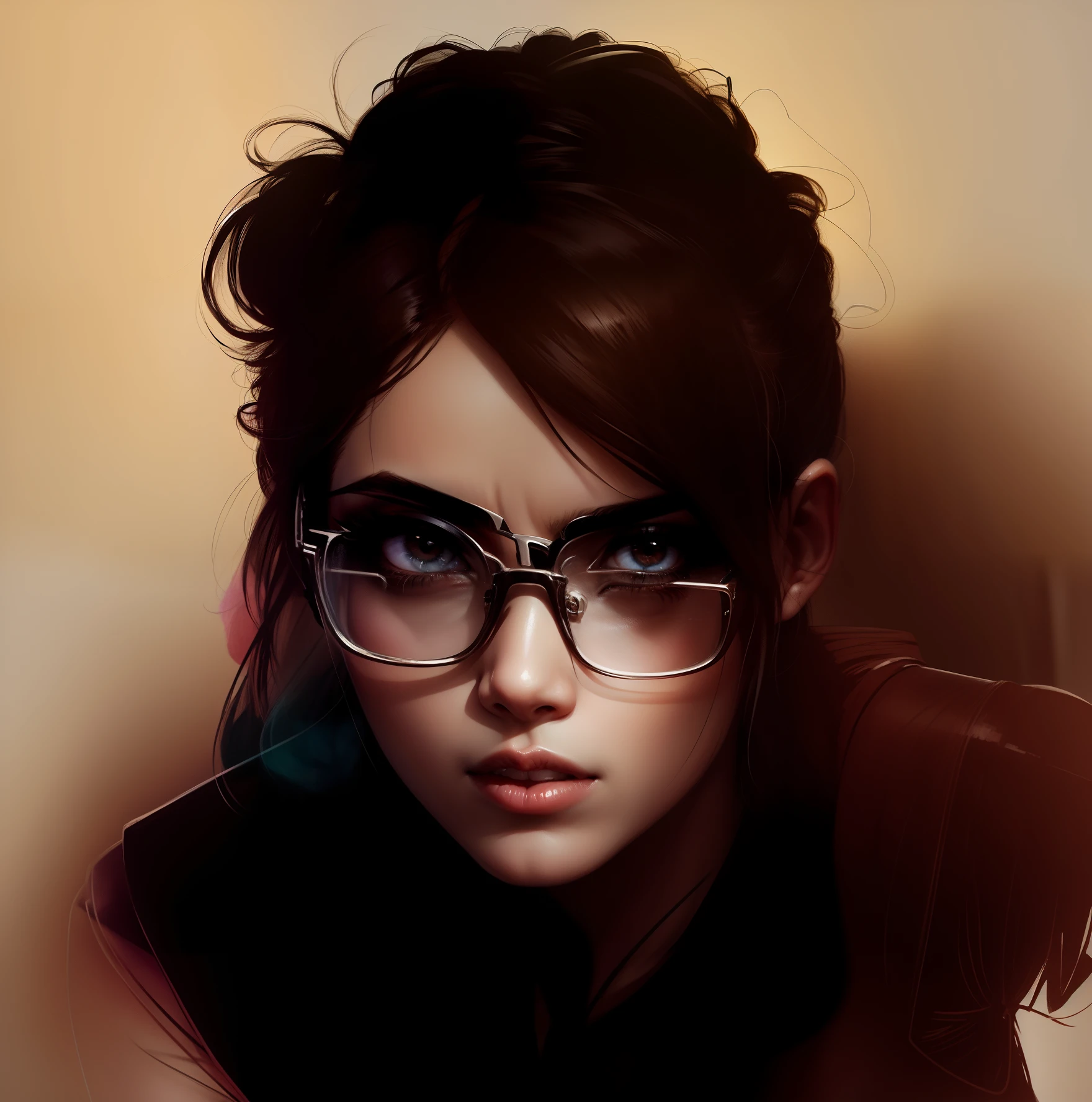Women wearing eyeglasses