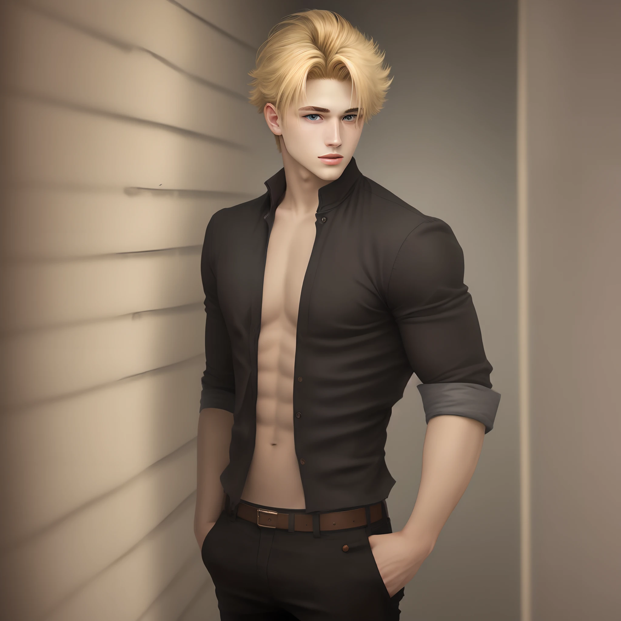 Blonde pretty boy