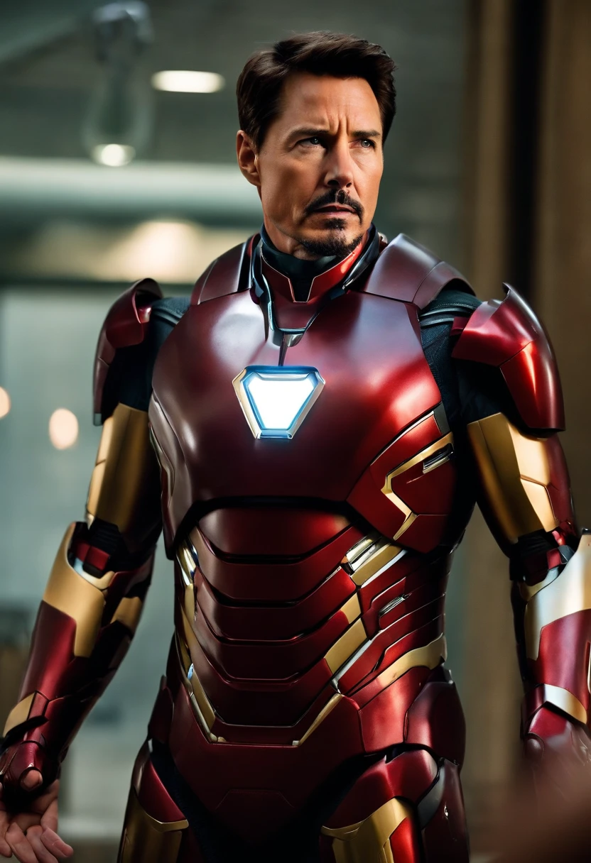 Iron man in suit with his hand up, Elon Musk •, Homem de Ferro, Johnny Depp como Tony Stark, Ironman, Elon Musk como Homem de Ferro, Robert Downey Jr, Tom Cruise como Tony Stark, como o Ironman, Tom Cruise como Homem de Ferro, Danny DeVito como Homem de Ferro, forte, Filme ainda de Os Vingadores, Tom Cruise como Ironman, Keanu Reeves como Homem de Ferro
