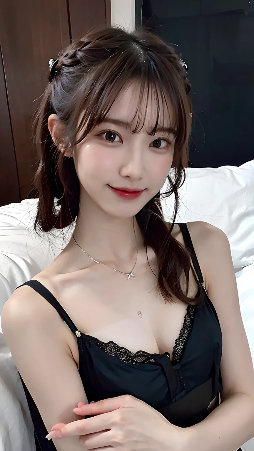 ((Best Quality, 8K, Masterpiece: 1.3)), 1girl, Slim Abs Beauty: 1.3, (Casual hairstyle, No leakage: 1.2), Dress: 1.1, Super fine face, Delicate eyes, Double eyelids, smile, home