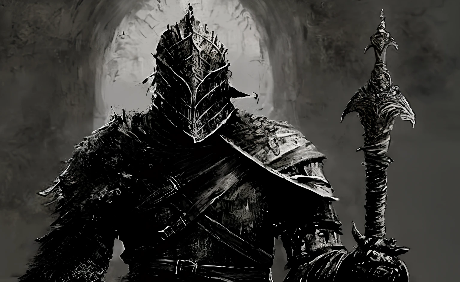 imagem arafed de um homem em armadura com uma espada, Estilo de Arte Dark Souls, no estilo de dark souls 3, cavaleiro das almas das trevas, arte conceitual dark soul, Arte conceitual de Dark Souls, O Cavaleiro das Almas Negras, Arte de Dark Souls, Arte conceitual de darksouls, conceito de alma escura, dark souls 3 themed, Estilo Dark Souls, Almas Sombrias Inspiradas, cavaleiro assustador