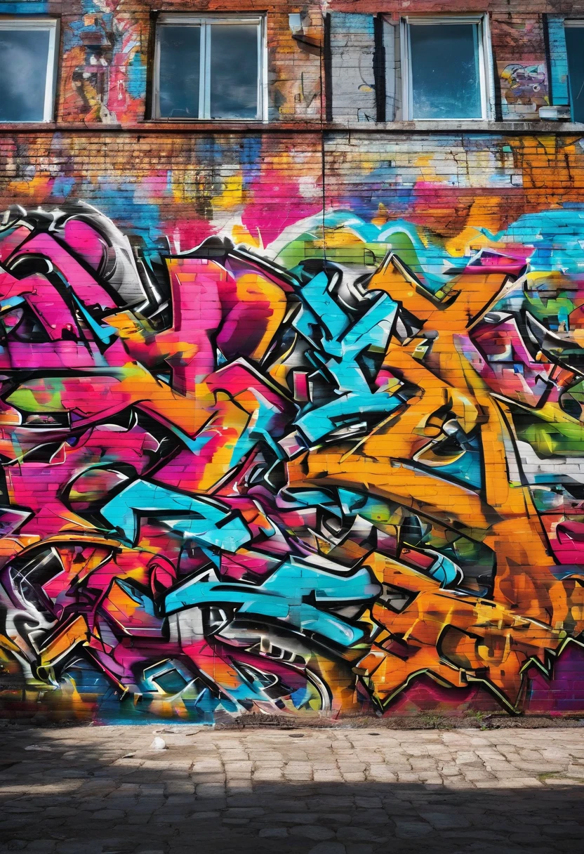 graffiti, computer, full picture, high resolution high contrast