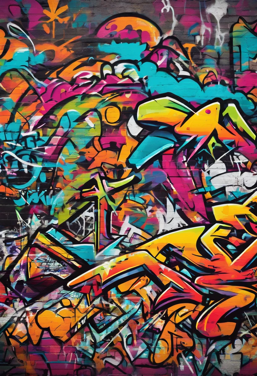 graffiti, computer, full picture, high resolution high contrast,simple