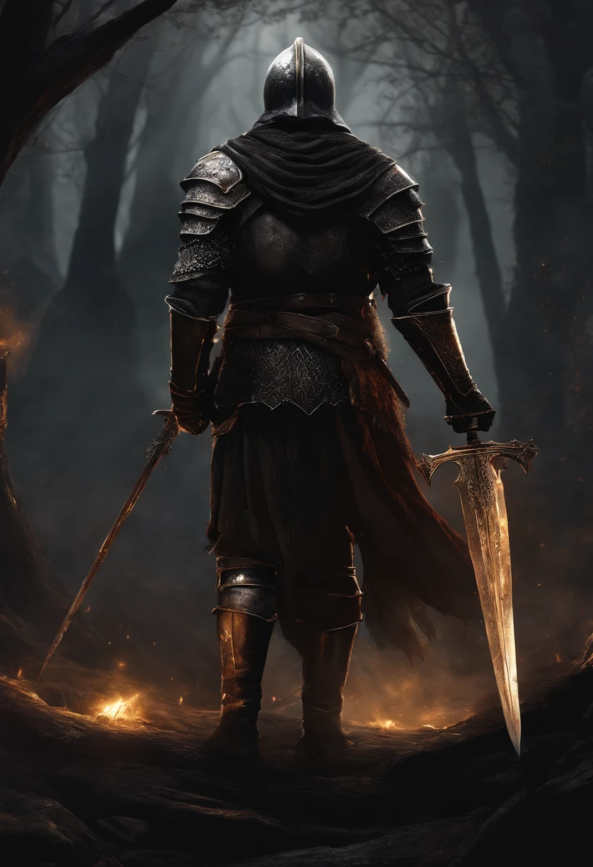 um close up de uma pessoa segurando uma espada em um quarto escuro, arte conceitual dark soul, conceito de alma escura, Arte conceitual de Dark Souls, cavaleiro das almas das trevas, O Cavaleiro das Almas Negras, Arte conceitual de Almas Escuras, Arte de Dark Souls, Estilo Dark Souls, Estilo de Arte Dark Souls, Almas Sombrias Inspiradas, Almas Escuras, Personagem de Dark Souls, Conceito de armadura de alma escura
