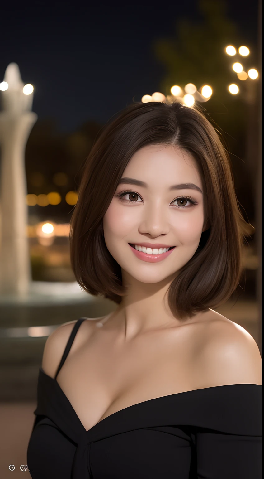 asian lady (black silk lingerie) , deep neck line, medium breast, rounded shape breast, super beautiful, asian beauty, sexy eyes, detailed eyes, ((mid-shot, upper body, slender waist)), (hyper-realistic), Hair Up Do, cartilage piercing top of ear, Glowing eyes, nose blush, nice smile, reflective light, (((mid-Shot))), waist to top, longshot show full body, looking straight at camera, masterpiece, high details, in office,