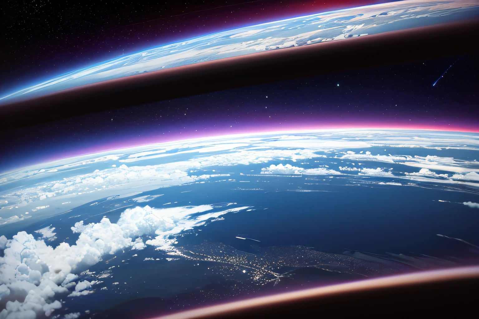 Un primer plano de una vista de la Tierra desde el espacio, La Tierra desde el espacio, Foto de la Tierra desde el espacio, Tierra en el fondo, Tierra en el espacio, Tierra en el fondo, Antecedentes del planeta Tierra, El planeta Tierra en el fondo, Tierra en la distancia, Looming over Earth in space, Vista desde el espacio, Tierra visible debajo, Foto desde el espacio, El planeta Tierra en primer plan. Nebulosas. estrellas.