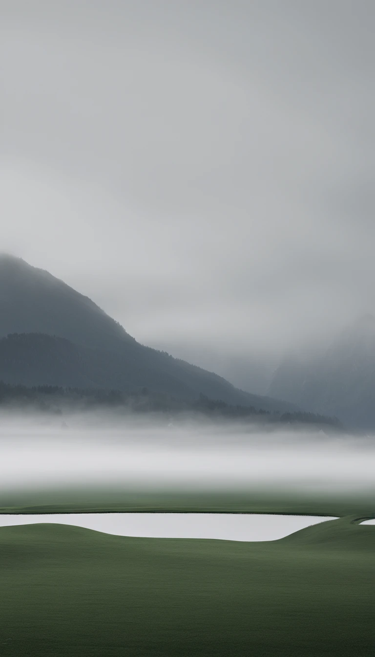 Alps on a rainy day