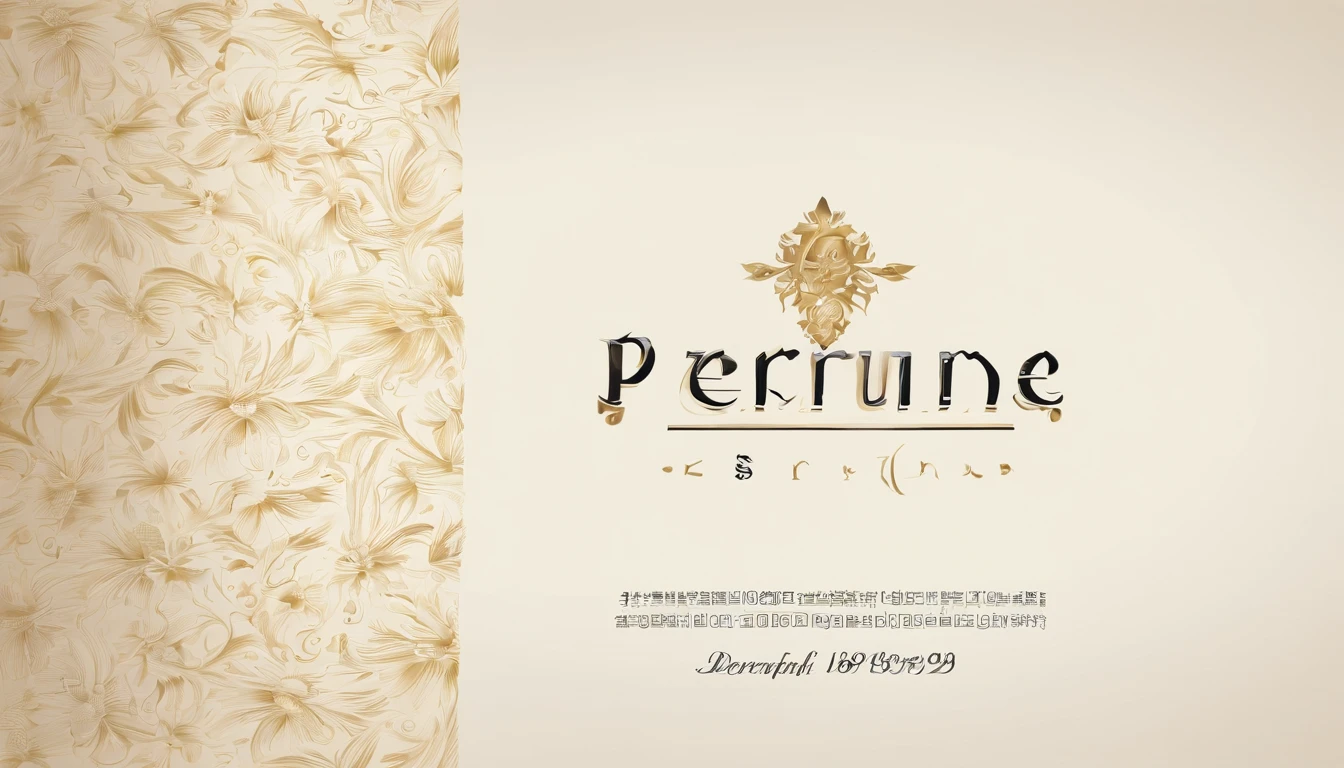 Perfume logo written on it SL in beautiful calligraphy