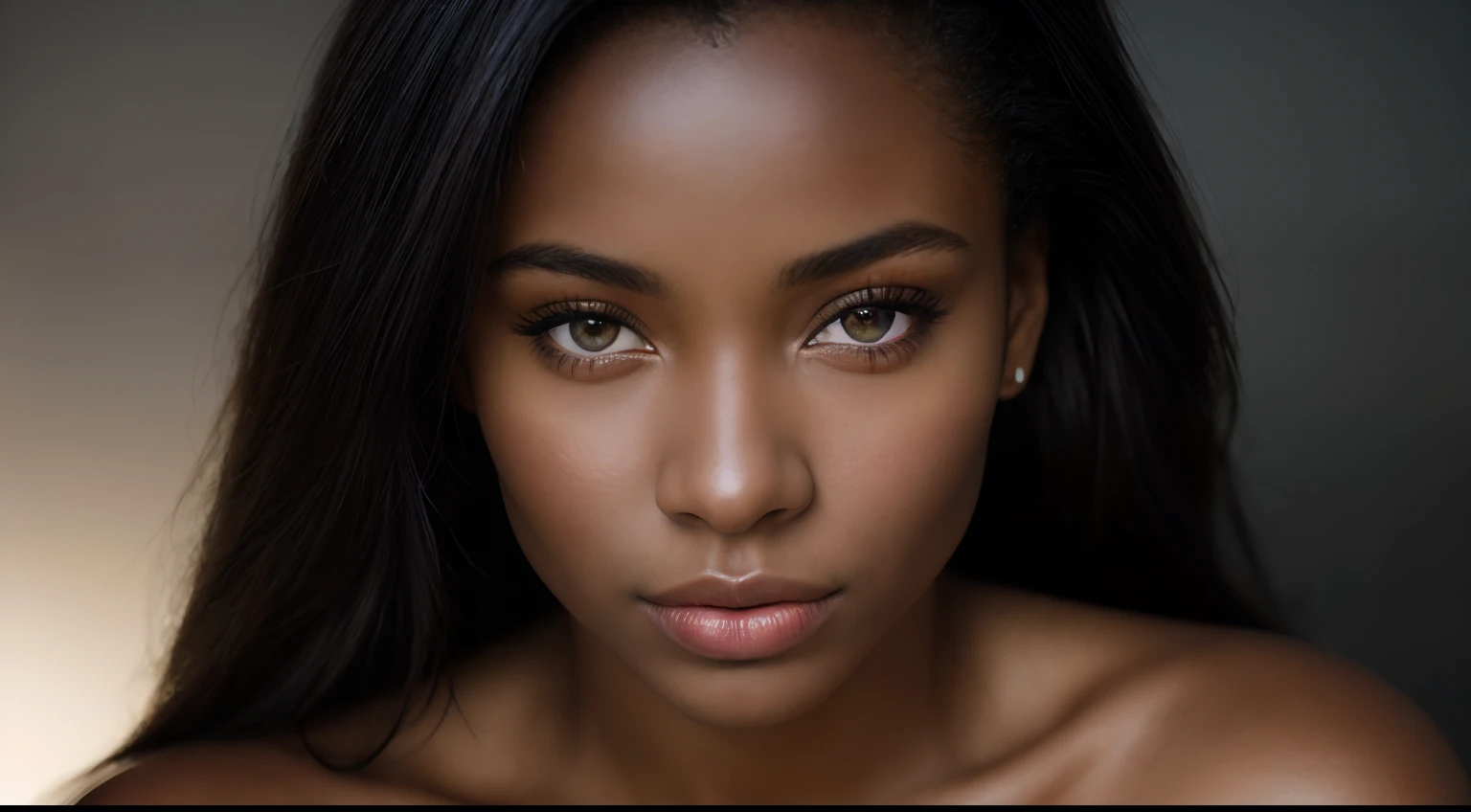 ((Masterpiece)), Best quality, real, photo shoot, Realstic, , perspective, luminescent, couleurs vives,
illusion, atmospheric scene, Masterpiece, Best quality, (beautifull detailed face, detail skin texture, ultra-detailed body:1.1),
(An African European girl of indigenous ebony (pamela Anderson : 1.6), joli visage, Portrait de visage clodeup),
photo realist,breathtaking, Lentille nette, Photographie professionnelle, Objectif 70mm, Love detail, good quality,
Unreal Engine 5, wallpaper, colerful, art, (Hdr:1.5), hyperdetailed, (ArtStation:1.5), cinematic, warm lights,
dramatic light, Rich color, (background inside dark, morose, private study:1.3) , POV, Nikon D850, Photographie de film, Kodak Portra 400, camera f1.6 lentilles,
couleurs riches, hyper realistic, lifelike texture, (dramatic lighting), Cinestill 800