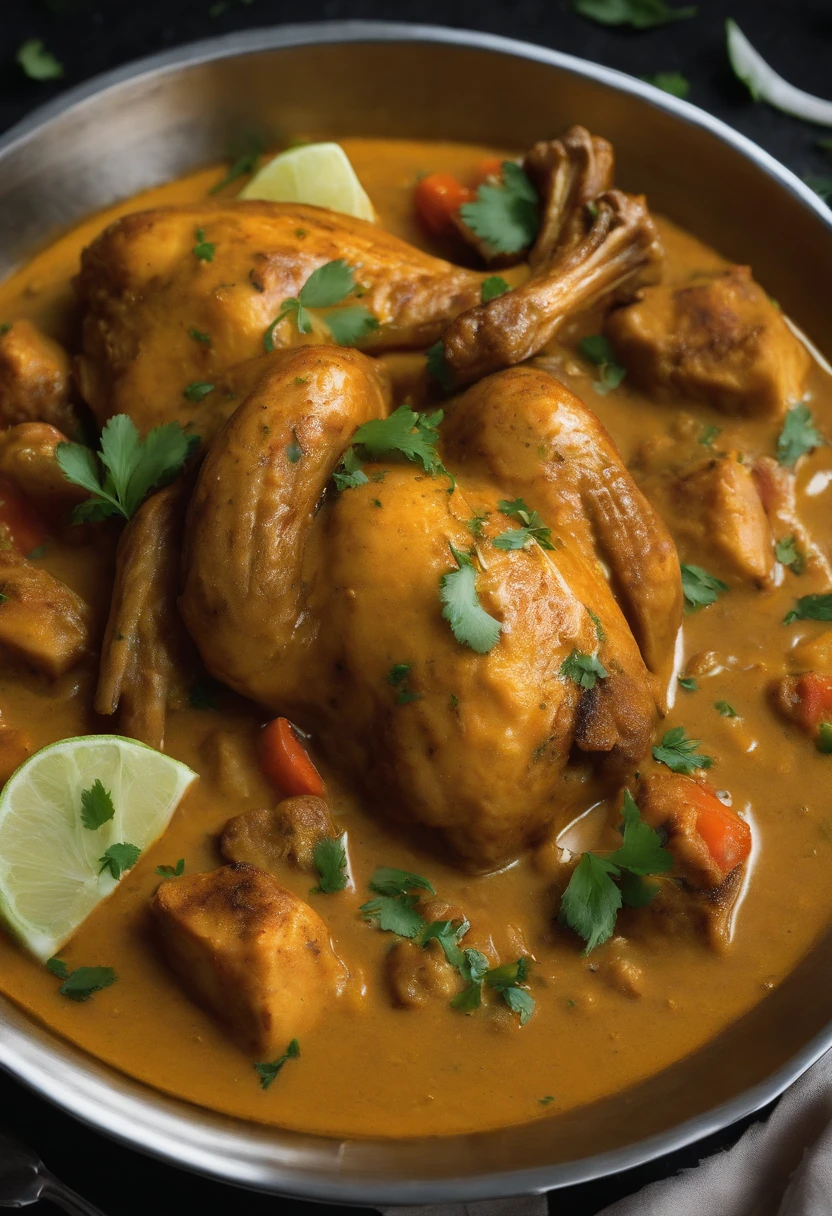 37. Frango ao Curry com Couve-Flor.