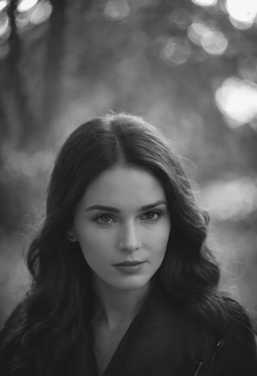 Black and white。， ember