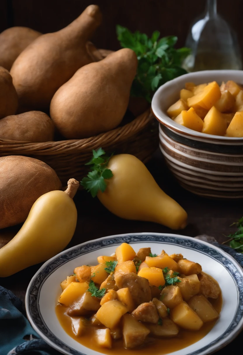 Frango Grelhado com Aspargos e Batata-doce.