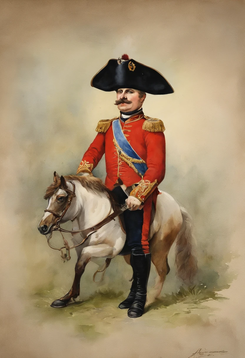 SHOW ME NAPOLEON BONAPART WITH A TOY GUN