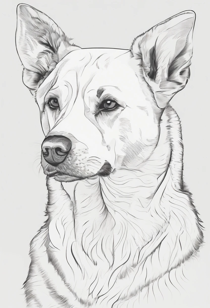 one dog