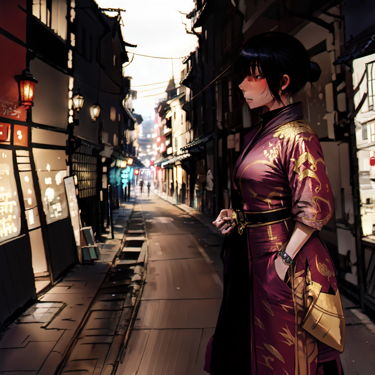 A street in Japan at various angles